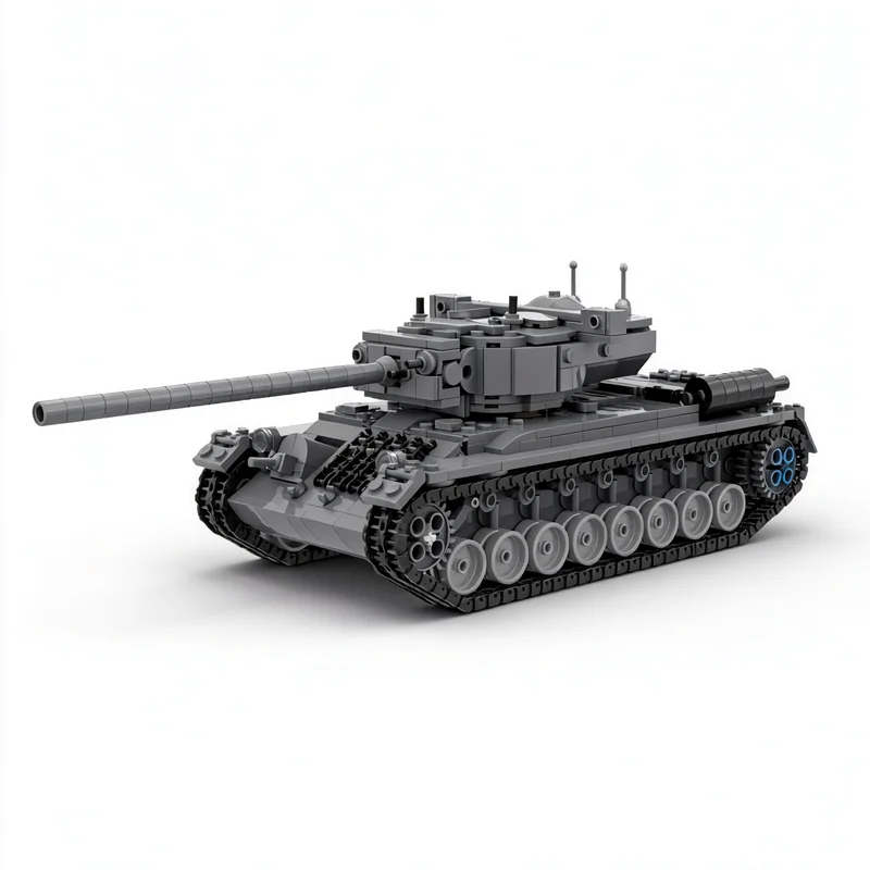 Фото НОВИНКА: Конструктор 1210Parts «Классический тяжелый армейский танк» (MOC-модель) – Историческая коллекционная сборная модель для самостоятельной сборки. Идеальный подарок для любителей хобби. №4