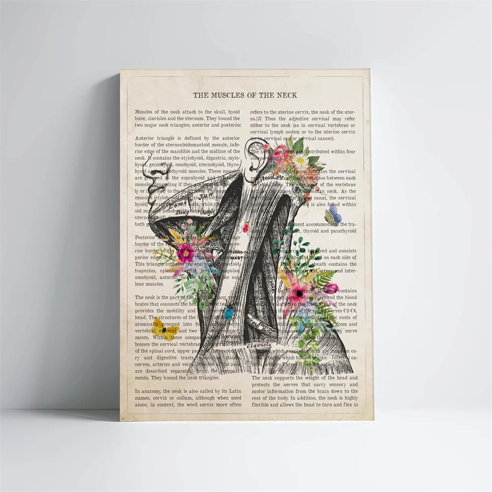 

Печать на холсте "Анатомия сердца цветок"