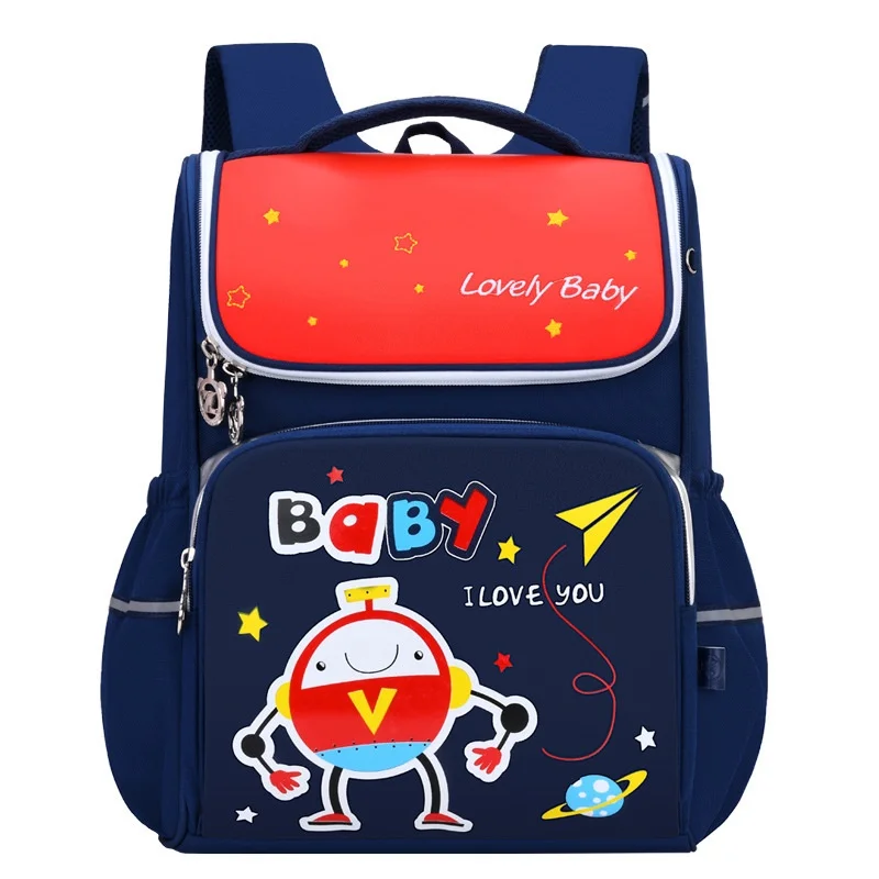 Children Cartoon Cat Large Capacity Backpacks New Primary Girls Boys Fashion Cute Breathable School Bags for Students Grade 1-3