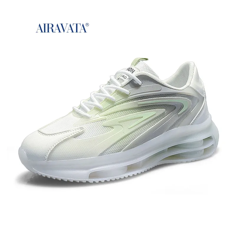 Men Summer 2022 Fashion Breathable Male Sneakers Outdoor Casual Platform Running Leather Non-Slip Gradient