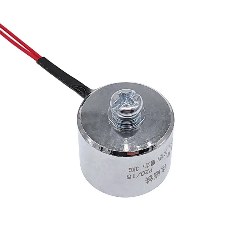 Фото Электрический Магнитный подъемник P20/15 на присоске 6v24v 2,5 кг 25N mini 12V электромагнитный соленоид №4