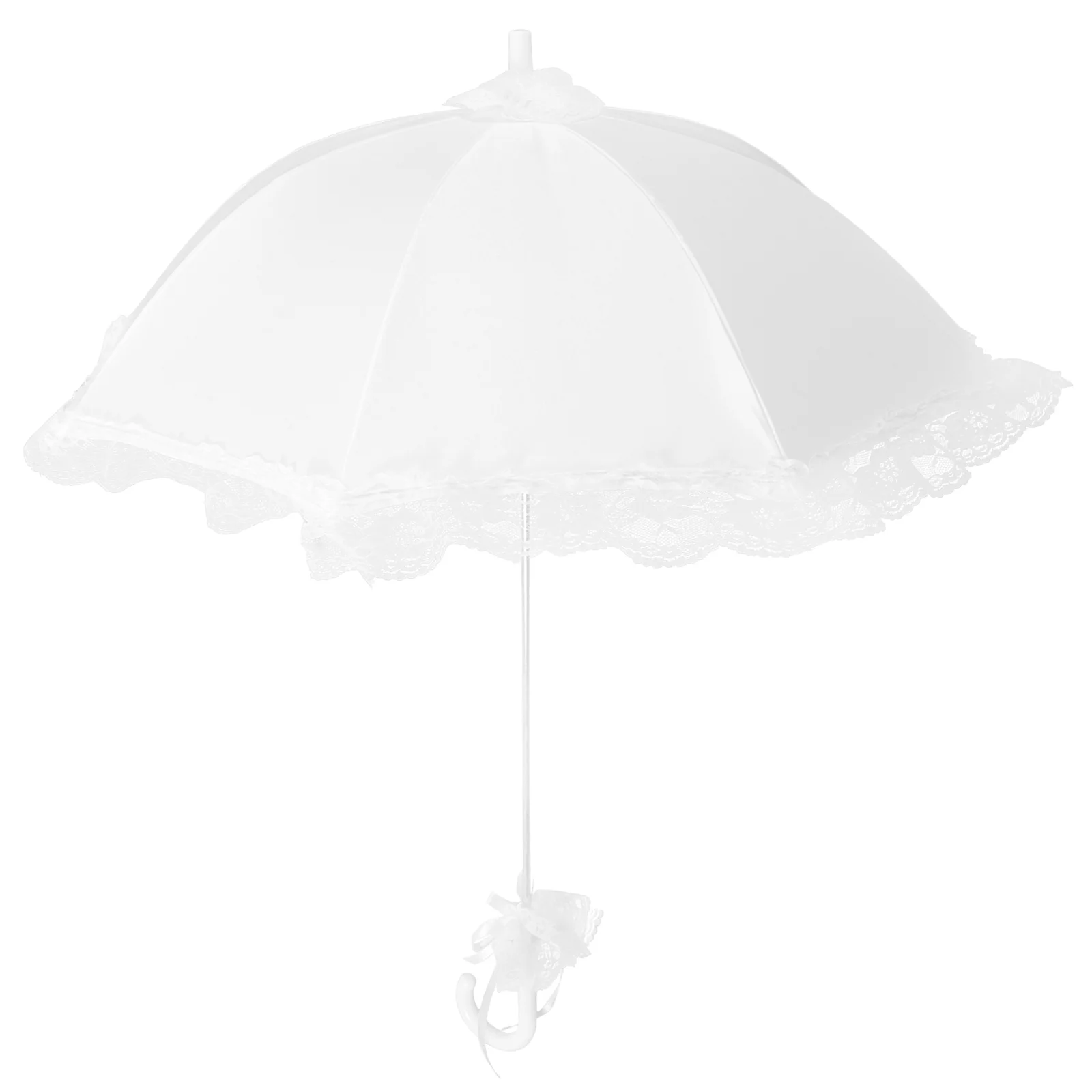 

Lace Umbrella Festival Elegant Parasol Bride Accessory Bridal Veil Decorative Wedding Scene
