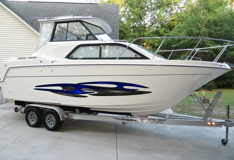 

3D Sword Ripped Metal Vinyl Wrap ,Tattoo Boat Decals, Watercraft Vinyl, Tribal Yacht Vinyl, Ranger Boat Decals and Stickers