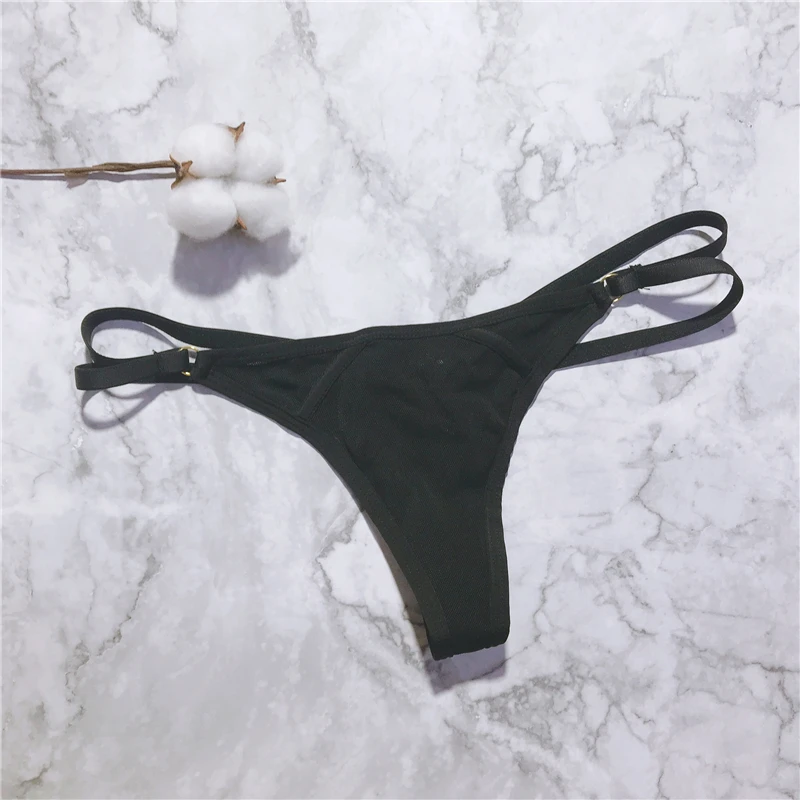 Европейские и американские футболки на шнуровке однотонные персиковые стринги