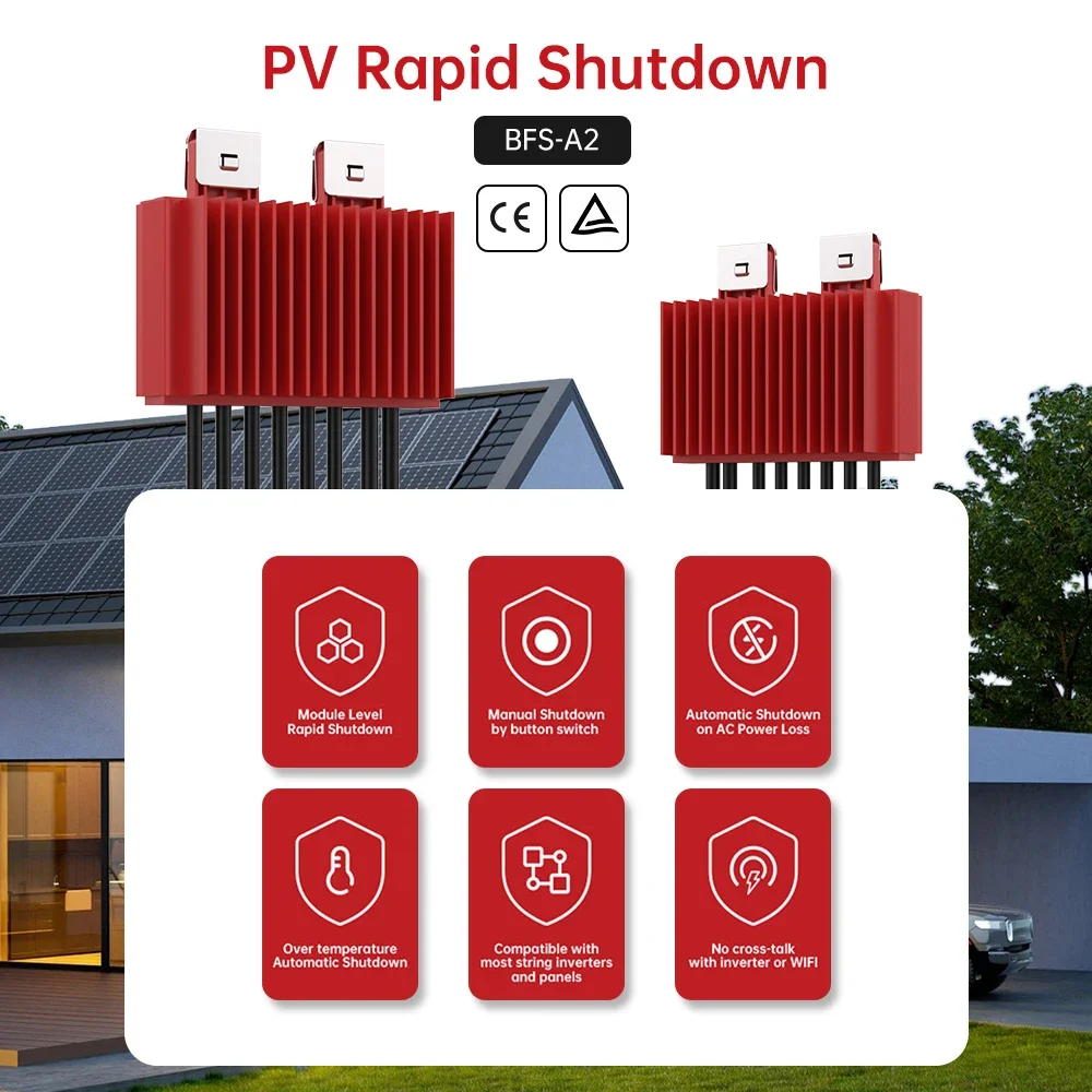 Устройство быстрого отключения солнечного модуля BENY обеспечивает пожарную