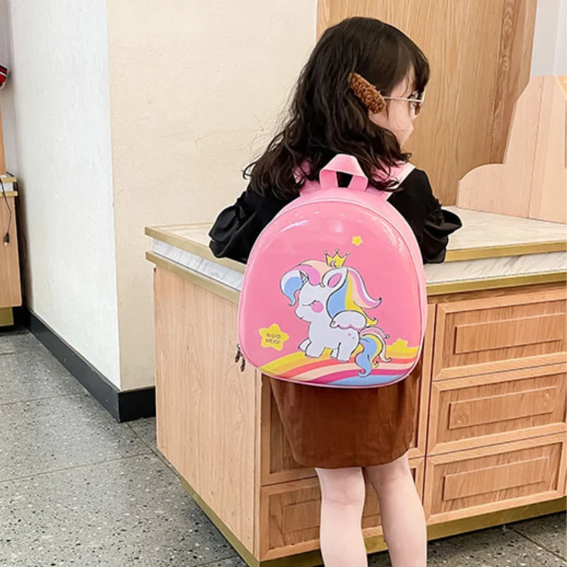 Children Dinosaur Unicorn Primary School Bags for Teenagers New Cute Girl Boy Cartoon Eggshell Small Backpacks Hot Drop Shipping