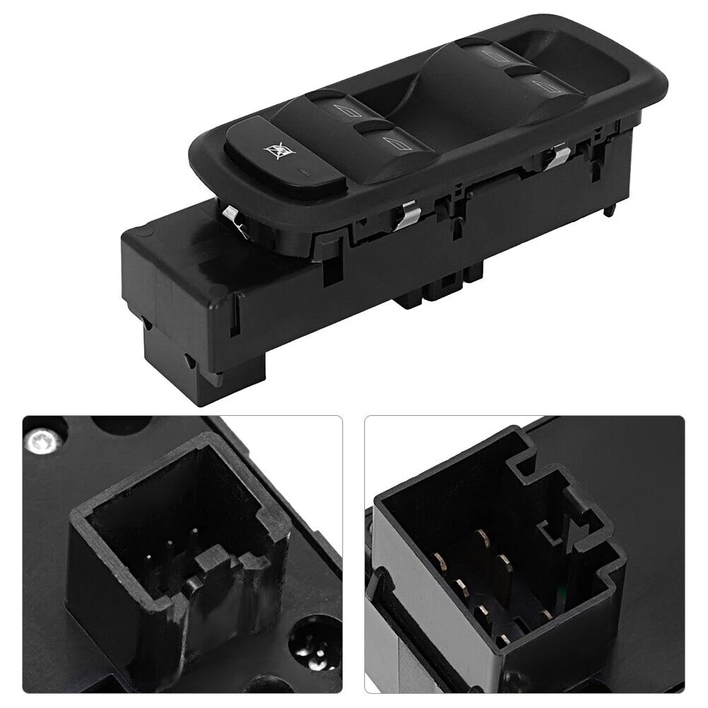 

New Practical Quality Durable Glass Switch Switches Accessories Black Car WindowSwitch For Ford Fiesta 2011-2013