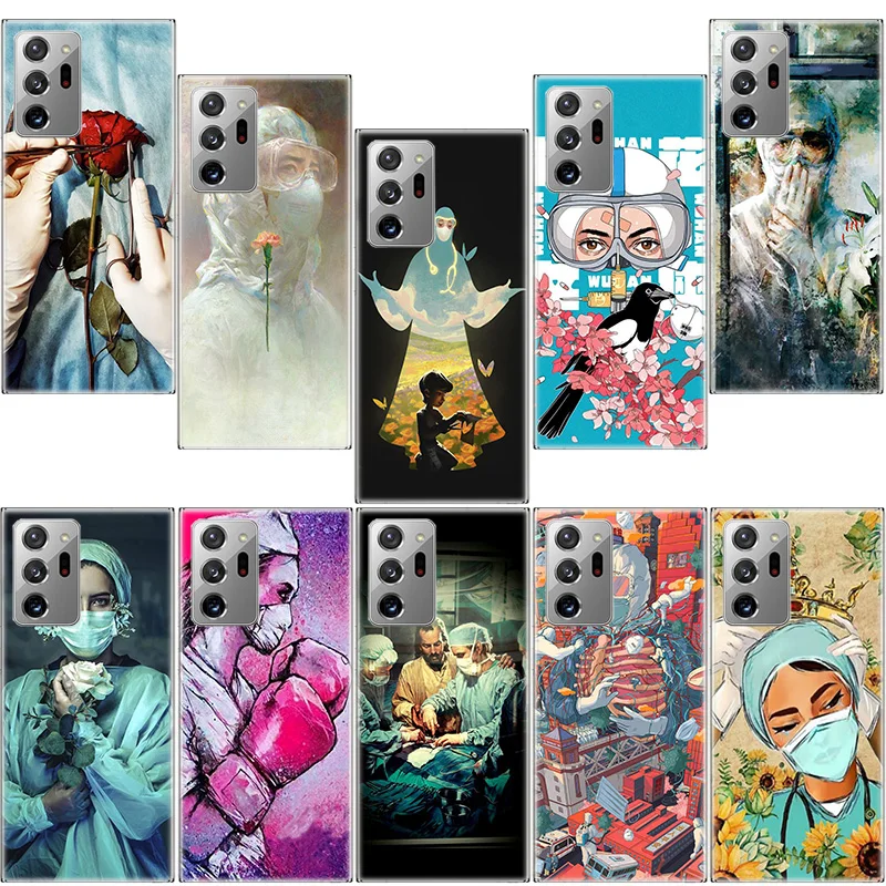 

Image of emergency room doctor Phone Case For Samsung S23 S22 Ultra S21 Plus Galaxy S20 FE S10 Lite S10E S9 S8 S7 S6 Edge Cover