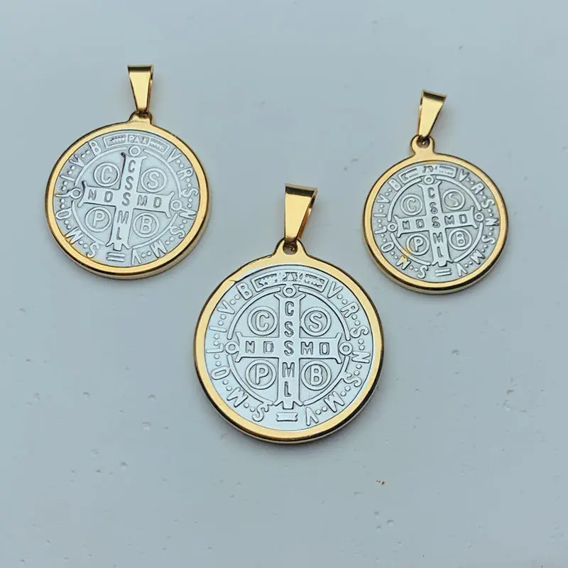 Круглая металлическая медаль из нержавеющей стали в ассортименте