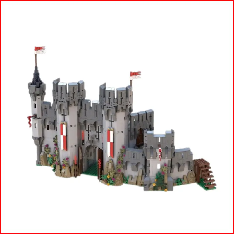 Фото Spot MOC-138840 1881 шт. Замок, сборка мелких частиц, строительные блоки, образовательная игрушка, модель, подарочный набор, украшения №1