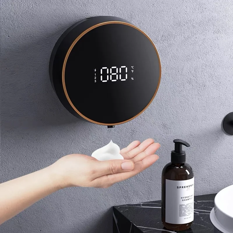 

USB Touchless Wall-mounted Automatic Soap Dispenser Liquid Foam Machine Infrared Sensor Electric Hands Free Hand Sanitizer Tool