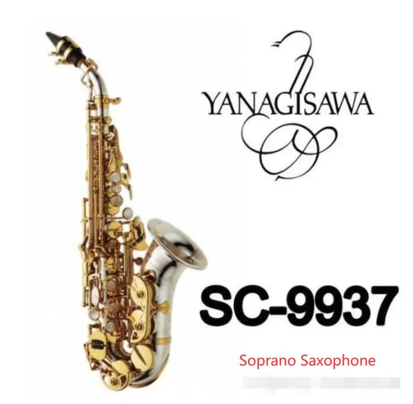 

New YANAGISAWA SC-9937 A-W037 Curved Professional Soprano / Alto Saxophone E flat B flat Nickel Brass Sax Mouthpiece