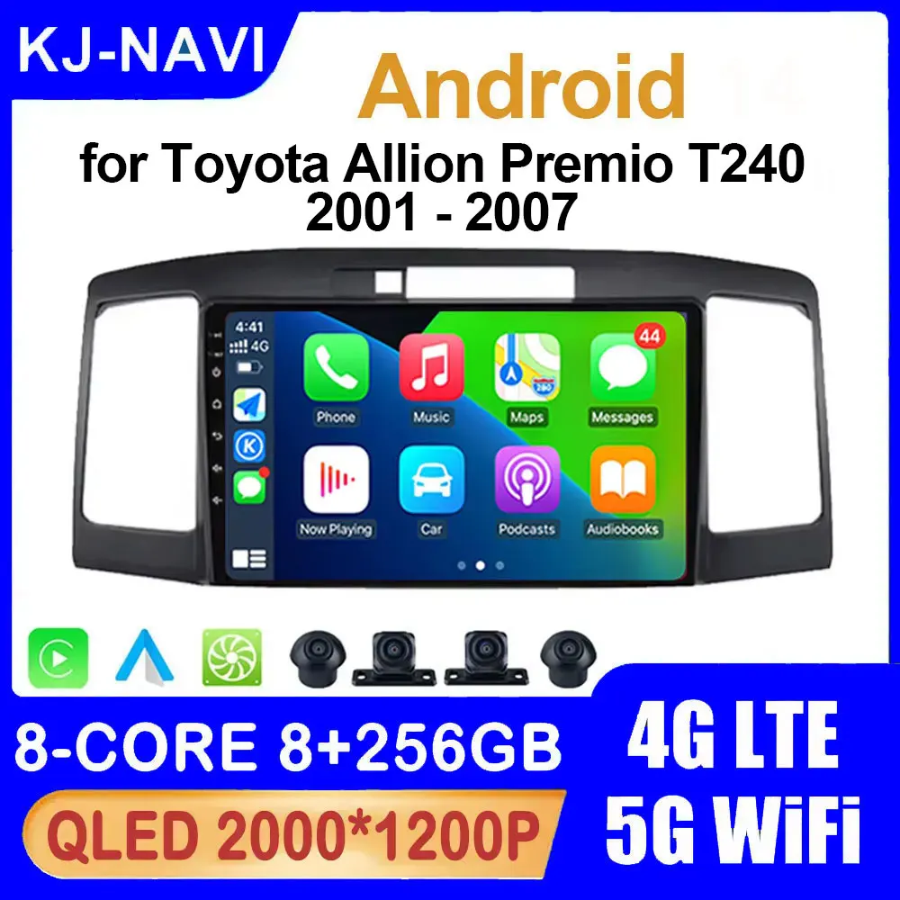 Автомагнитола на Android для Toyota автомобильный мультимедийный плеер с радио