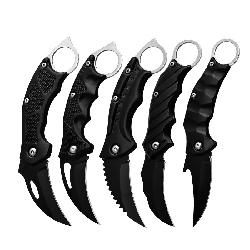 1 шт. керамбит нож в форме лезвия из нержавеющей стали для кемпинга самообороны