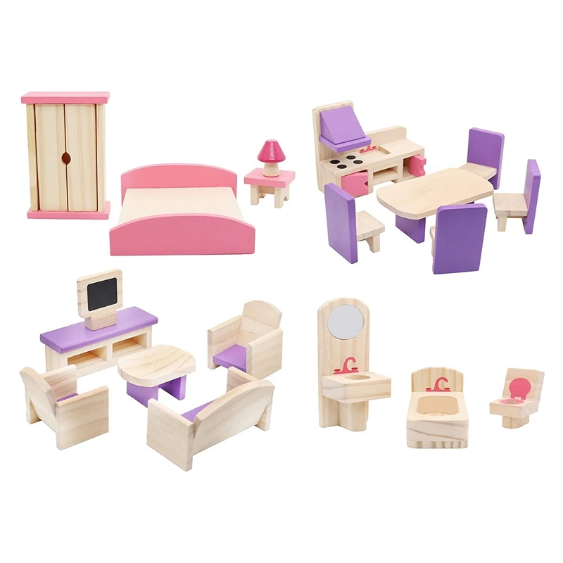 

Dollhouse Room Furniture Set Miniature Dollhouse Furniture Miniature Dollhouse DIY Accessories For Kid Best Gifts