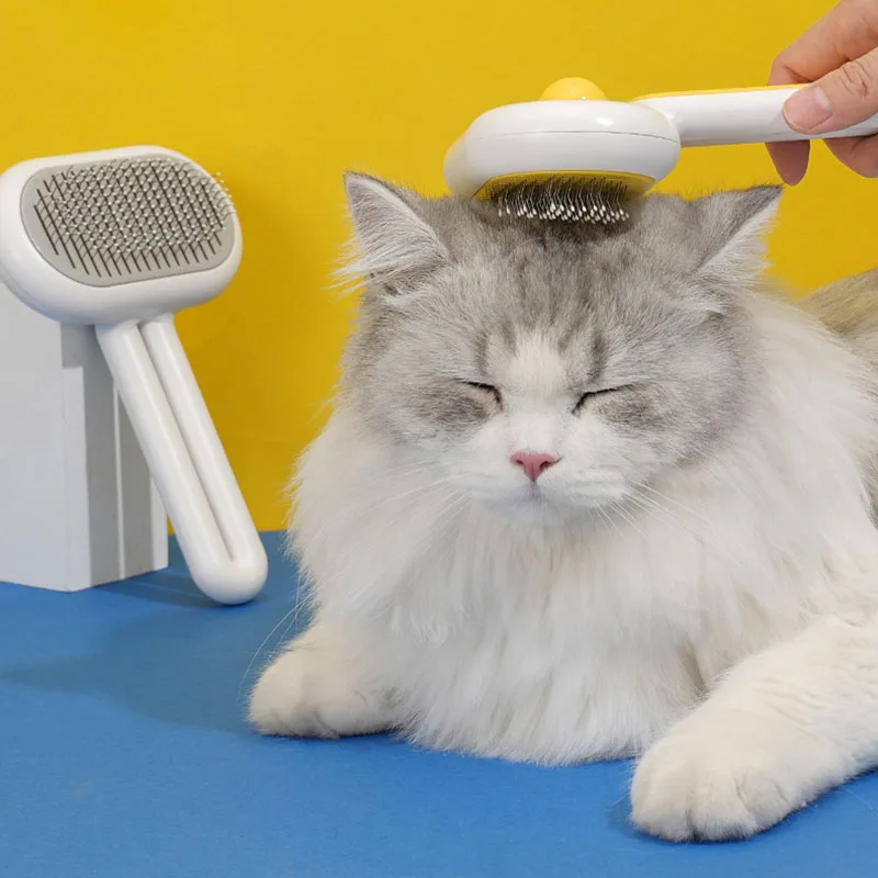 

Cat And Dog Hair Needle Comb Hair Brush Cat Combing Special Comb Cat Dog Combing Magic Tool Cat Comb To Floating Hair