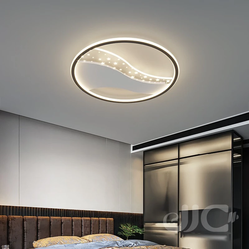 

Современный акриловый телефон JJC с дистанционным управлением, встроенный потолок с регулируемой яркостью для кухни, спальни, гостиной