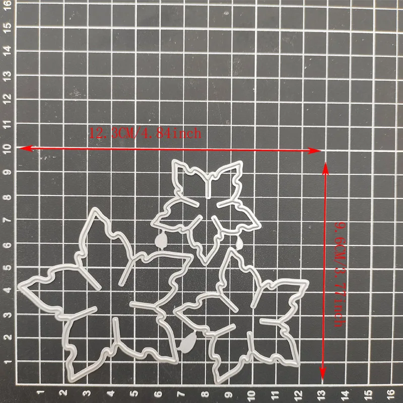 Металлический трафарет для вырезания цветов альбом рукоделия бумажная карта