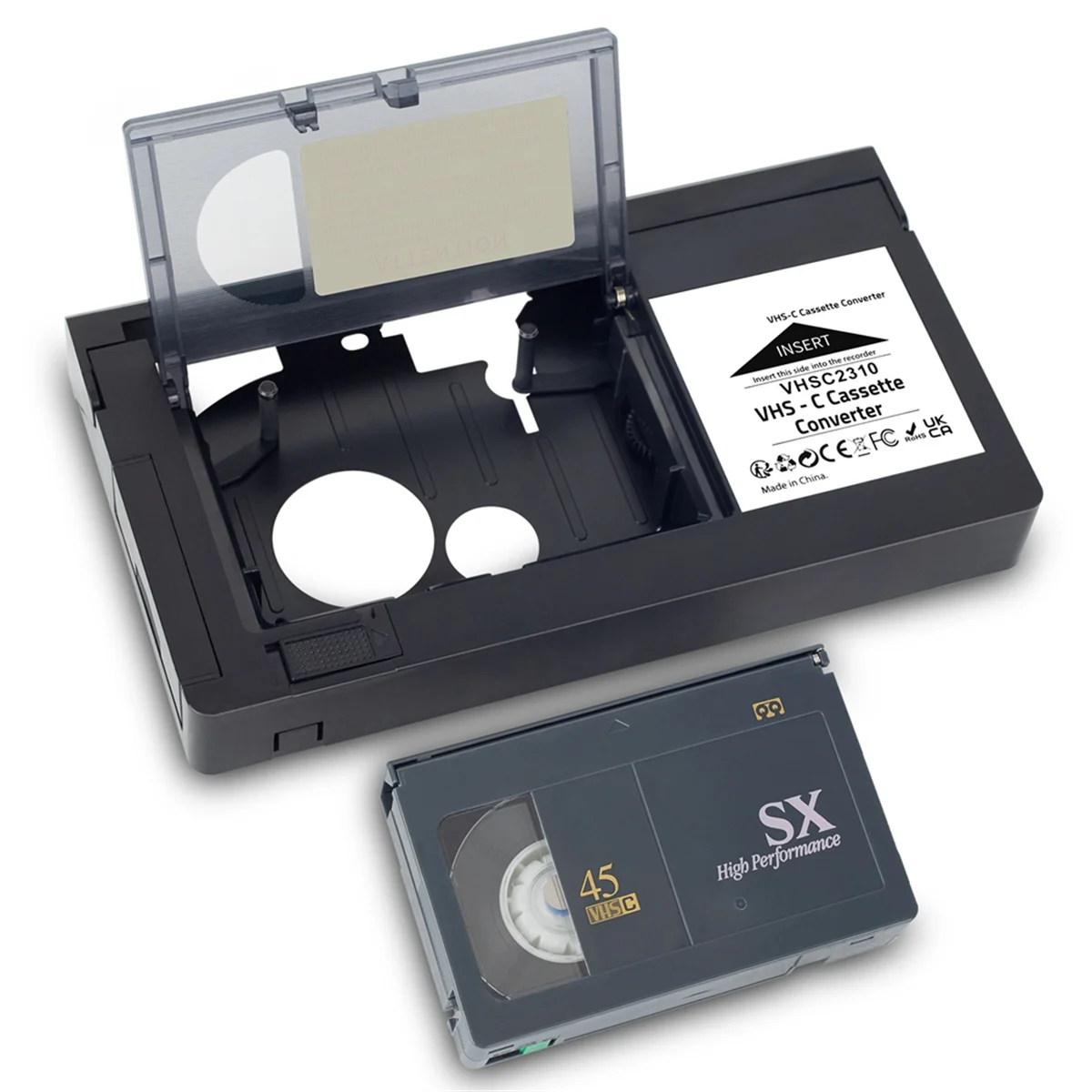 Кассета конвертер VHS-C для Panasonic VHS в VHSC SVHS-C