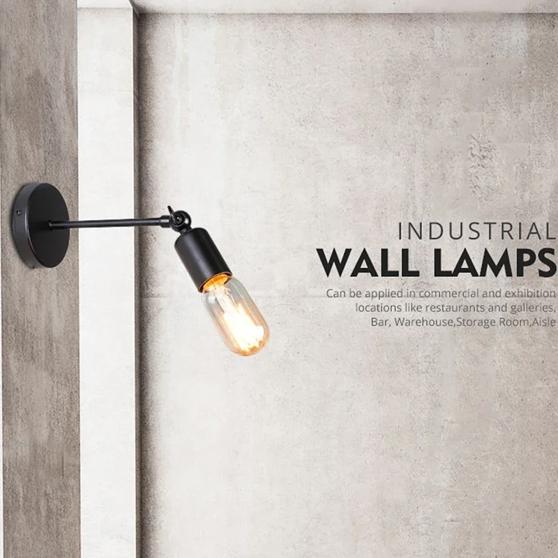 

Wall Decor Retro Led Lamp Industrial Loft For Corridor /Restaurant/Bar/Store/Personality Creative Vintage Home Indoor Lighting