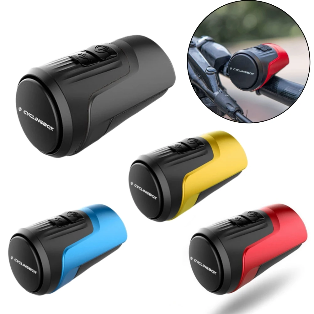 

2 in 1 Bike Handlebar Electric Horn Anti Theft Alarm USB Charging High Decibel Bicycle Safety Warning Bell Cycling Accessories