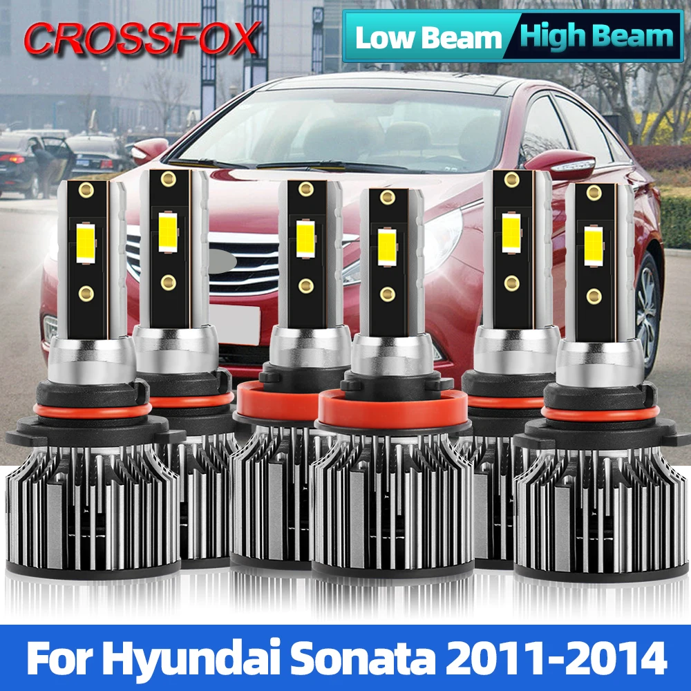 

120W H7 H11 LED Car Headlight Bulb Led Auto Fog Light Turbo CSP Chip Auto Lamp 6000K For Hyundai Sonata 2011 2012 2013 2014
