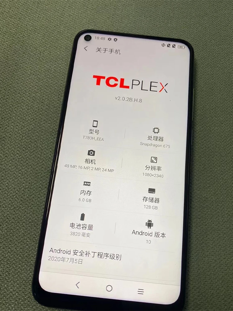 Сенсорный ЖК-экран Tcl10l / TCL Plex / T770/T780, дисплей рамы, Tcl10l / TCL Plex / T770 / T780 дисплей в сборе