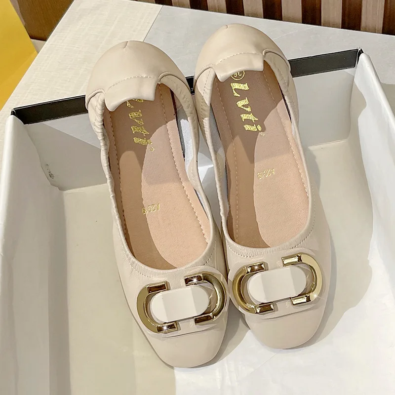 Fashion Pearl Sandals Summer Women Flat Beach Sandals Rhinestone Women's Shoes Outdoor Leisure Plus Size 34-43 Sandalias