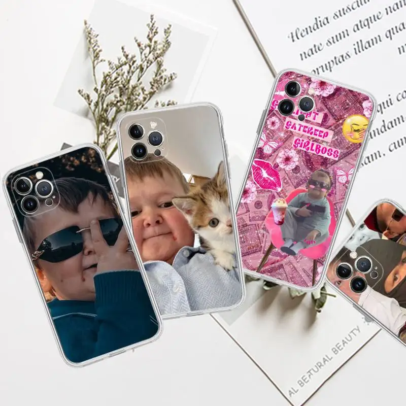 

Funny hasbulla Phone Case For iPhone 13 14 Pro Max XS XR 12 11 Pro 13 Mini 6 7 8 Plus Clear Back Cover Capa