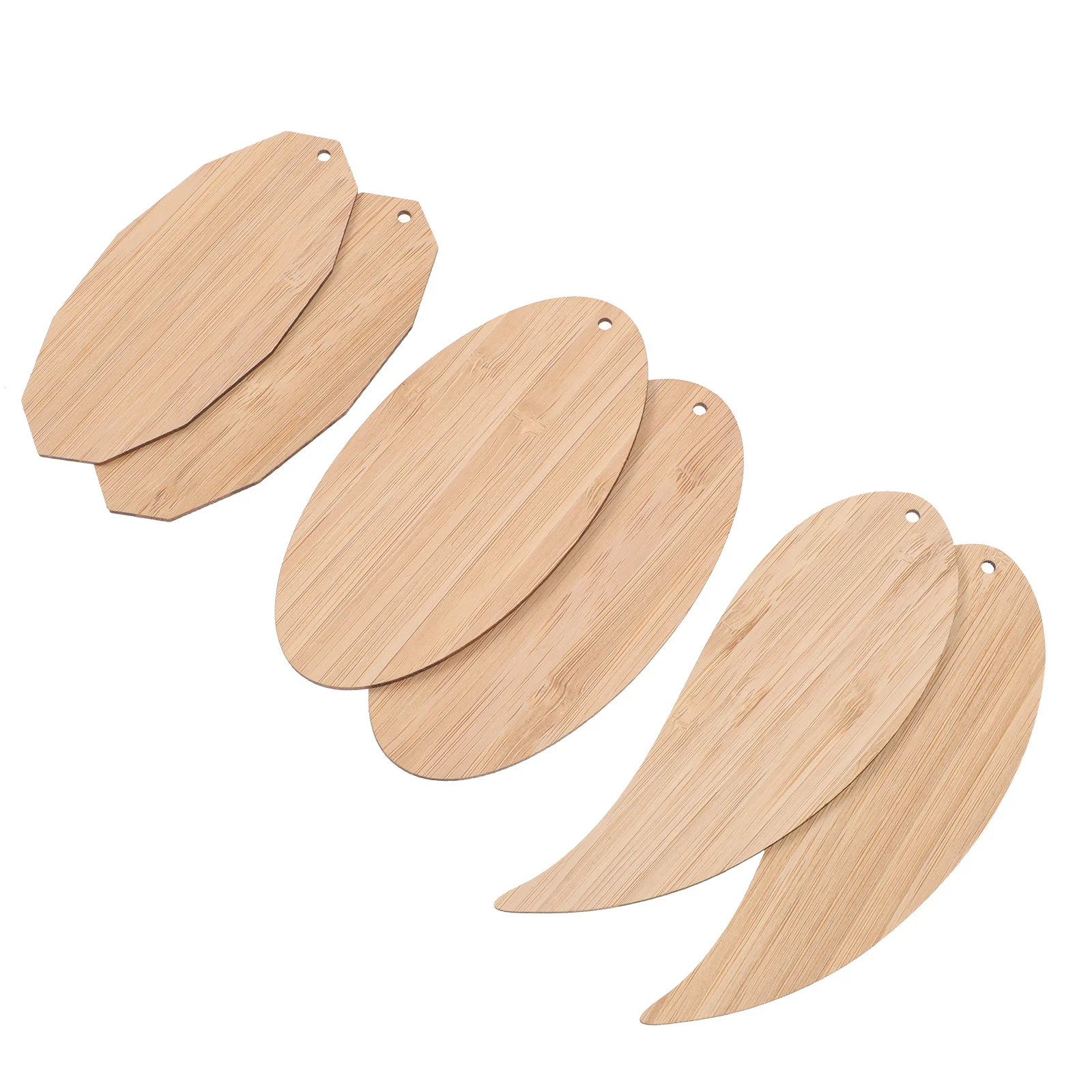 

6Pcs Blank Bookmarks Children Graffiti Bookmarks Hanging Tags Making Supplies