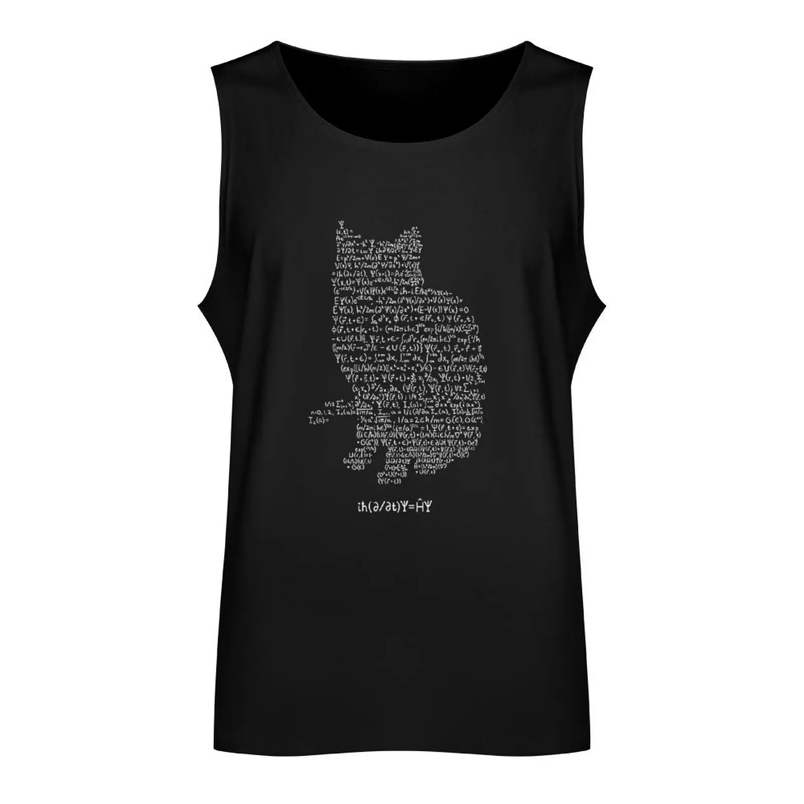 Майка Schroedinger аниме одежда футболка Мужской Топ для спортзала