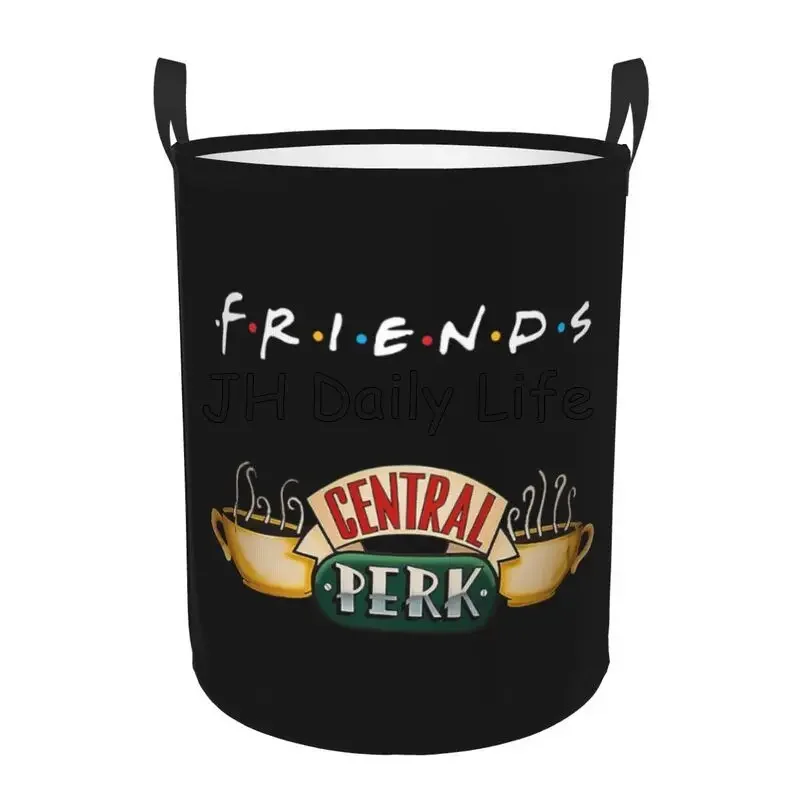 

Круглая корзина для белья Central Perk Friends из полиэстера
