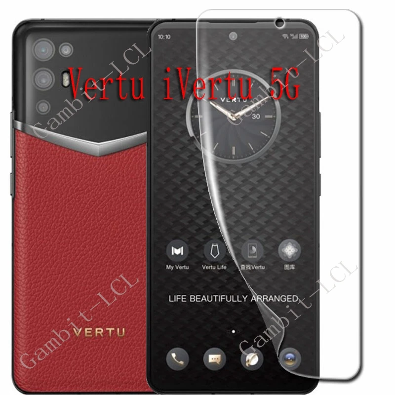 Фото 2/4 шт. HD гидрогелевая пленка с полным гидравлическим покрытием для Vertu Ironflip Metavertu iVertu 5G Iron flip, защитная пленка для экрана №3