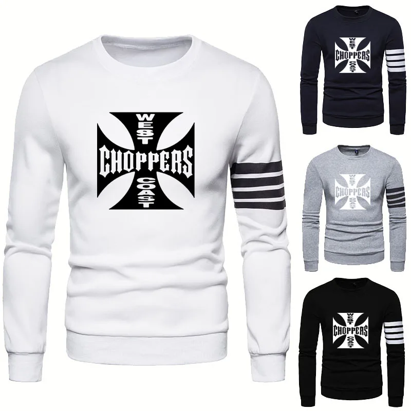 

Fashion Trend New Men's Sweatshirt West Coast choppers Spring Autumn Casual Splicing pullover High Quality Cotton Men's hoodie