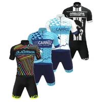 bjorka cycling jersey set men pro team clothing mtb bicycle shirts gel shorts suit summer ropa ciclismo bike maillot hombre