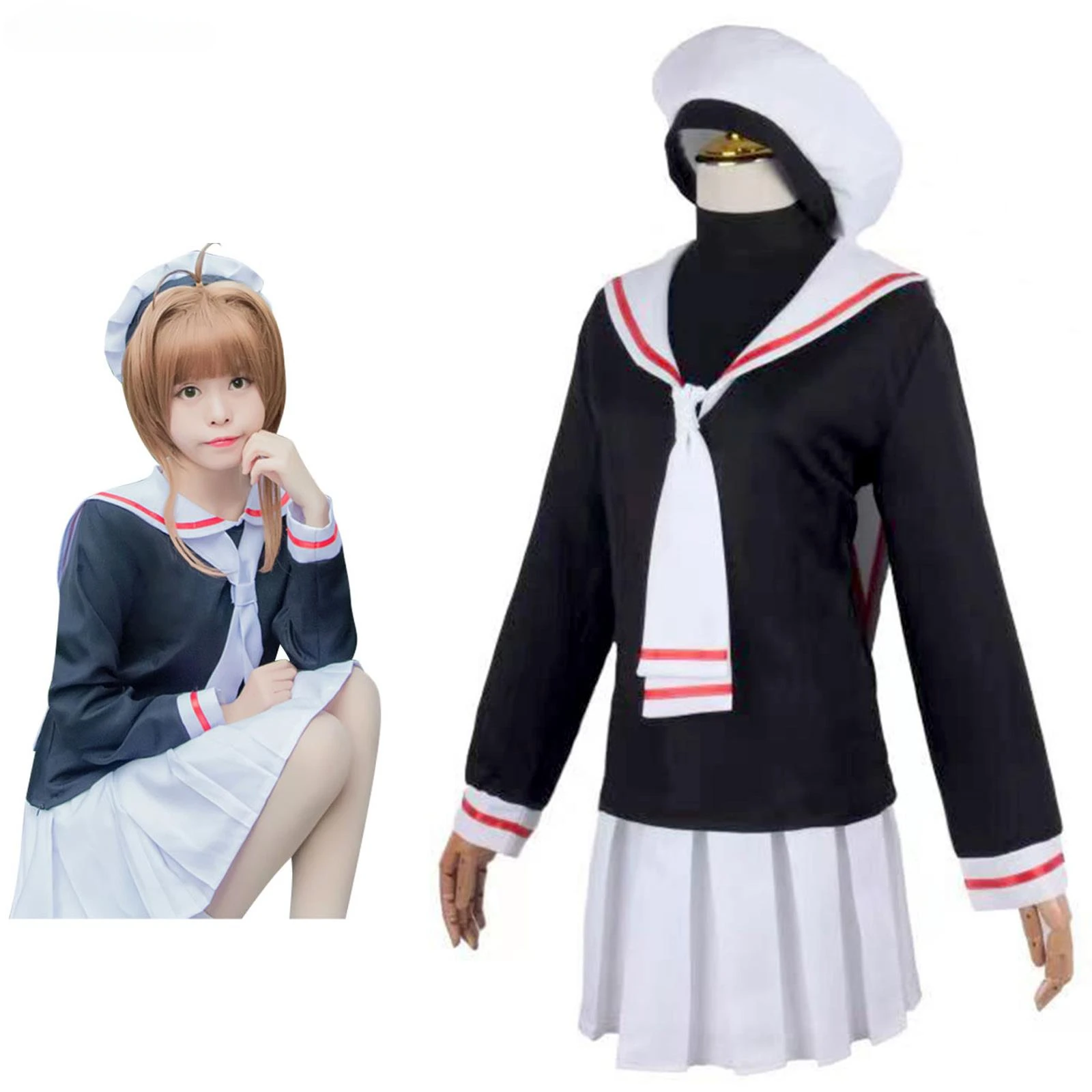 1 комплект женские костюмы для выступлений школьная форма Iminfit Sakura японского