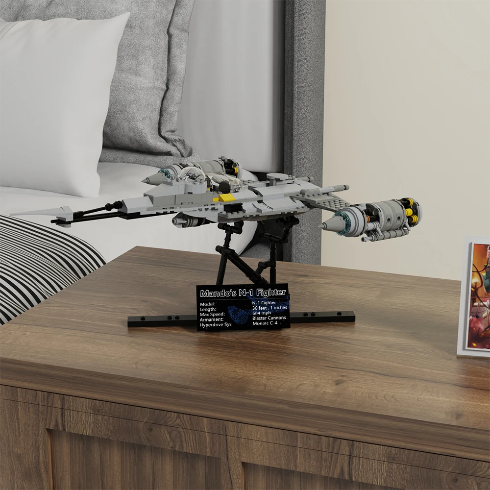 

MOC 75325 строительные блоки для космических сериалов: космический корабль, Коллекция строительных блоков, подарок для детей