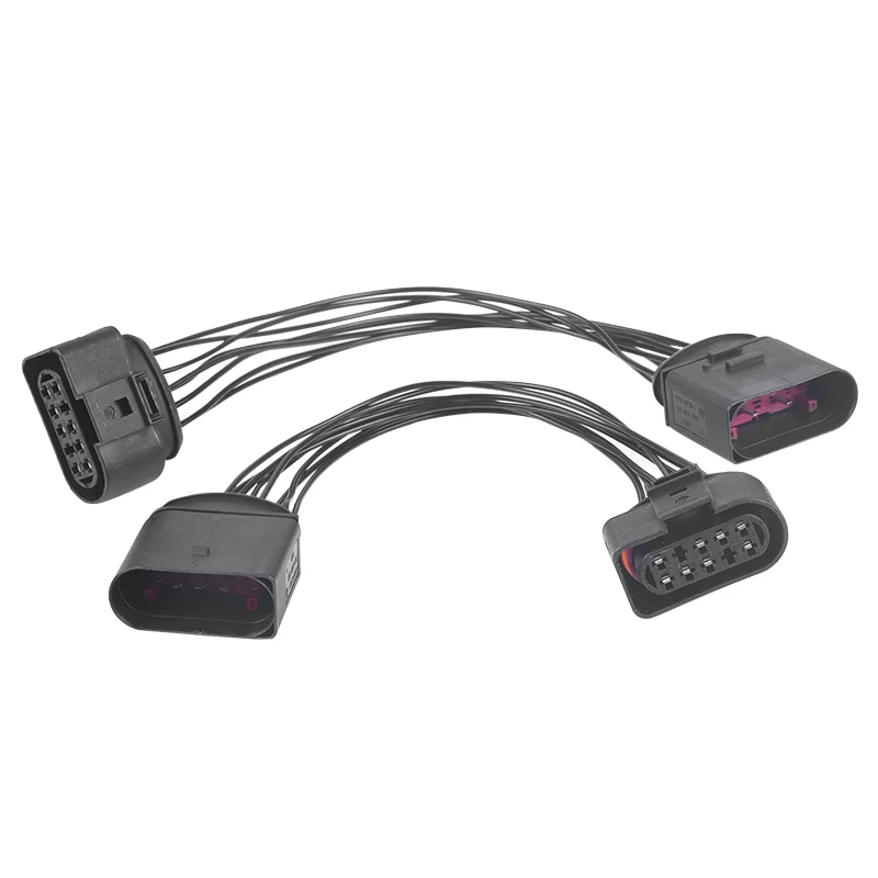 

14- 10-контактный ксеноновый адаптер для фар HID, автомобильный ксеноновый разъем для фар, адаптер для VW Jetta 2015 1J0 973 737