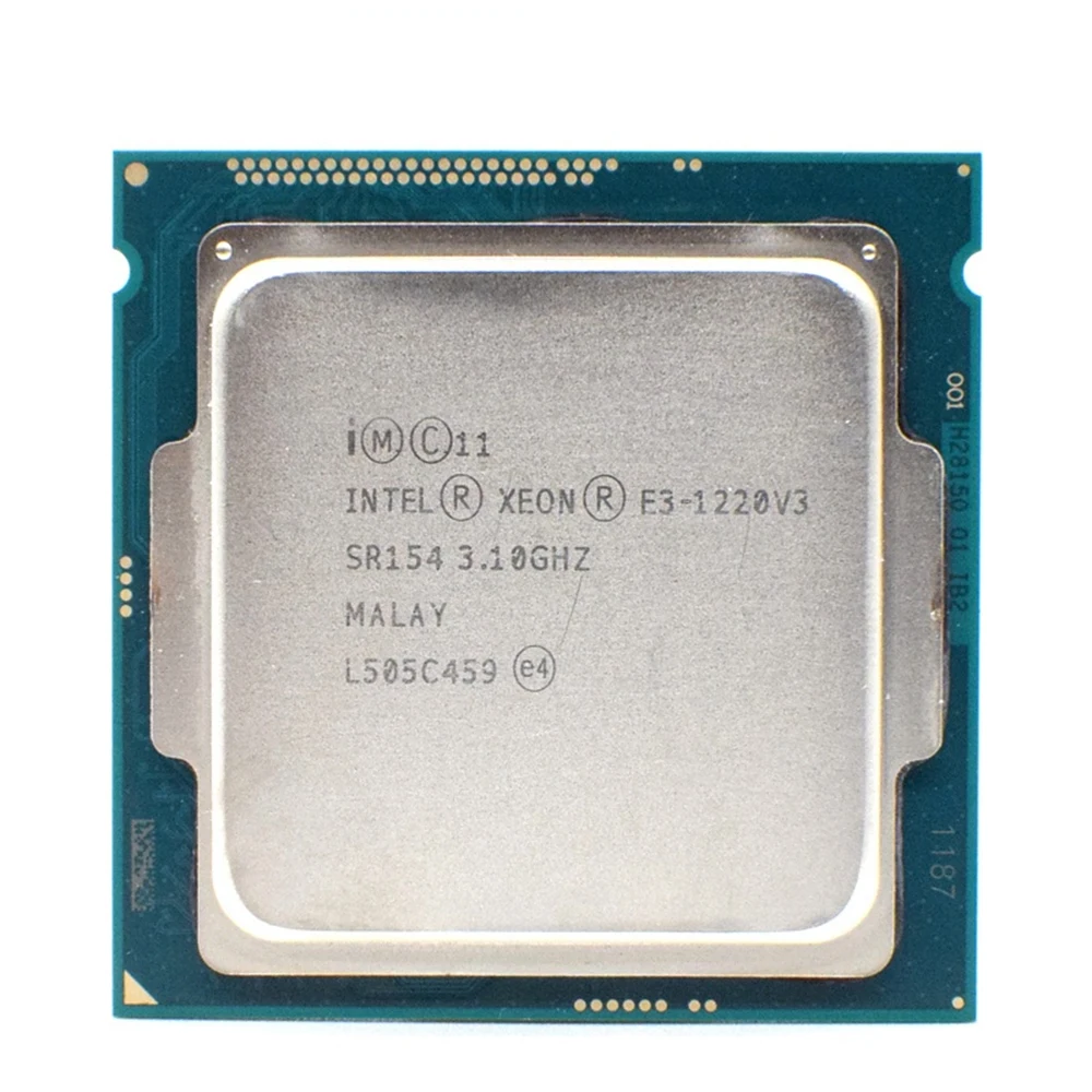 

Intel Xeon E3-1220 v3 E3 1220v3 E3 1220 v3 3.1 GHz Quad-Core Quad-Thread CPU Processor 80W LGA 1150