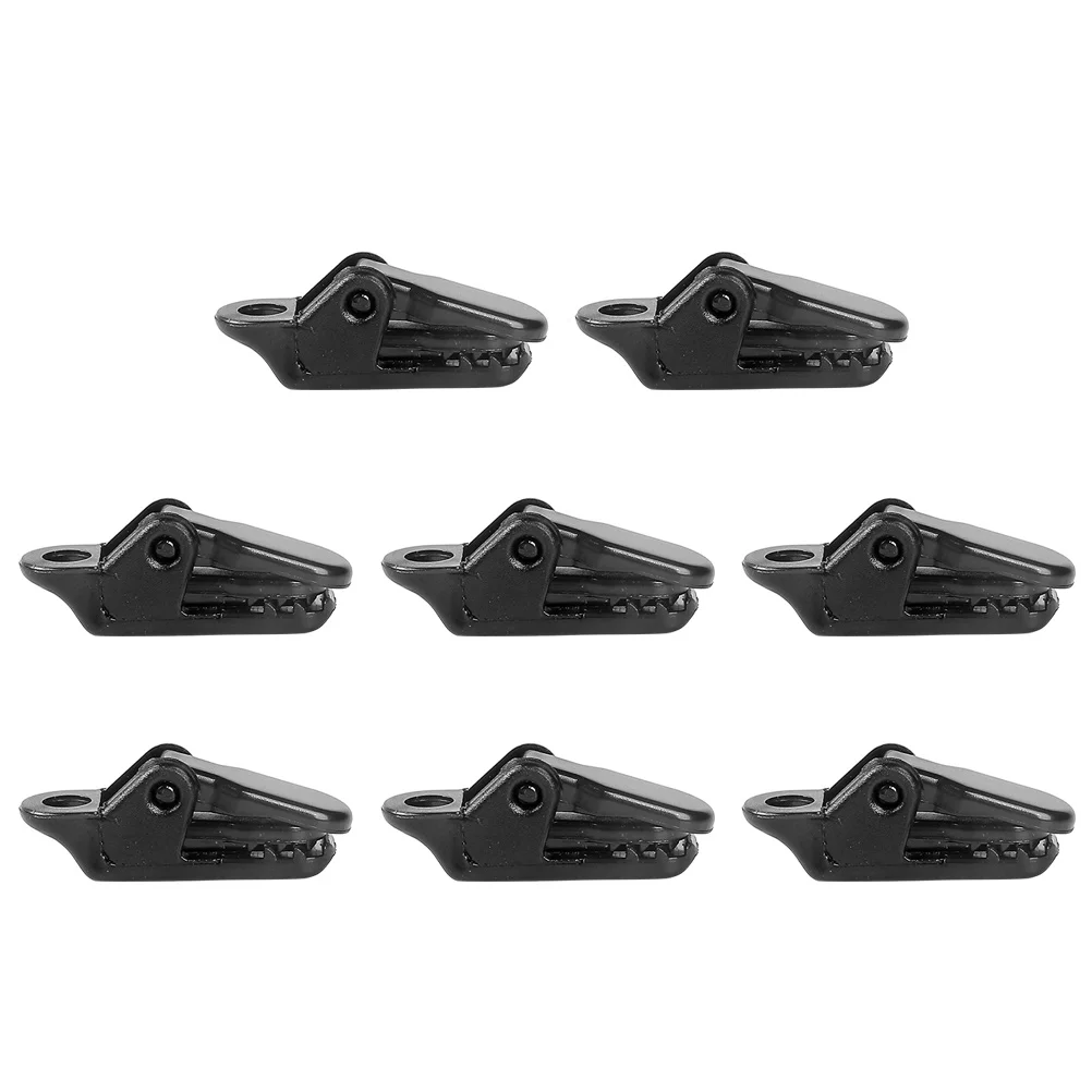 

50 Pcs Fastener Alligator Clip Waterproof Tents Camping Outdoor Teepee Abs Tarp