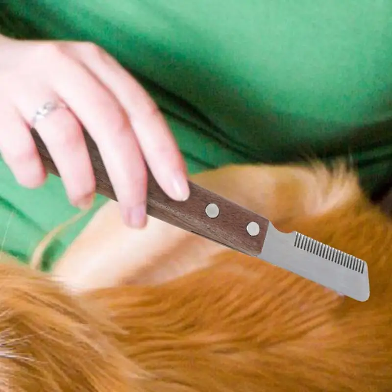 Профессиональные ножи для зачистки собак расческа ухода за домашними животными