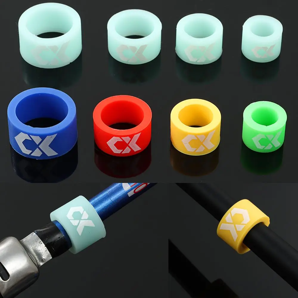 Светящееся Силиконовое рыболовное удилище противоскользящее кольцо для удочки