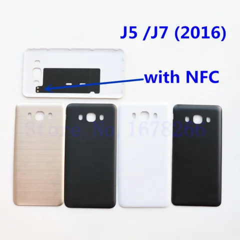 Чехлы для телефонов Samsung Galaxy J5 J7 2016 J510 J510F J510FN J510H J710 J710F, задняя крышка корпуса, задняя крышка батарейного отсека