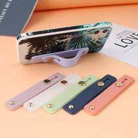 glossy popular marble expanding phone stand grip finger rring support anti fall round foldable mobile phone holder for iphone 11