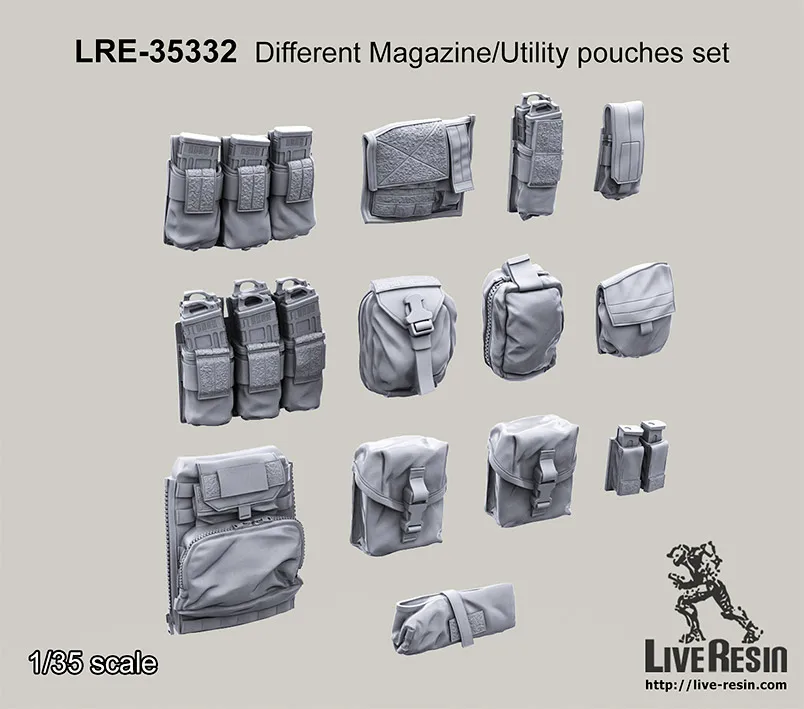 Unpainted Weapon Accessory Modification Kit Unpainted