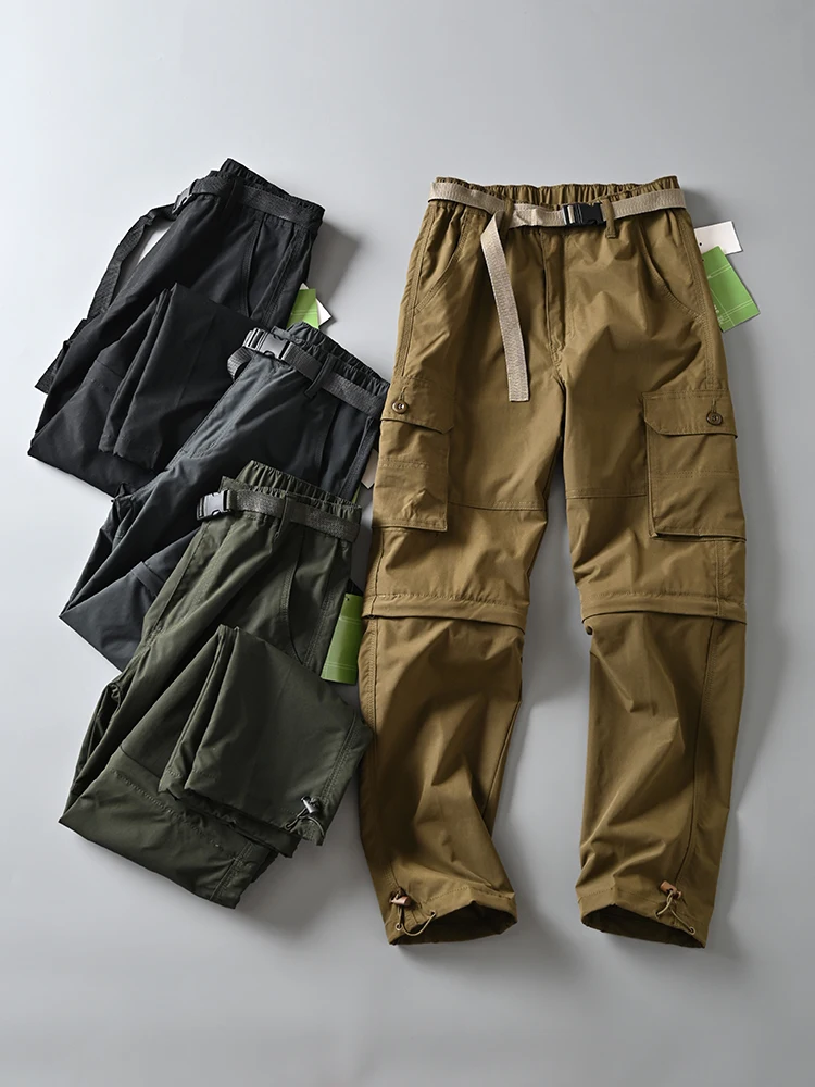 Tactical pants men's slim fit elastic 9th Army fan training outdoor work clothes long straight leg combat pant