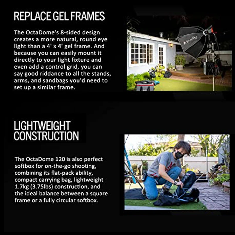 Свет Aputure восьмиугольный 120 см портативный Bowens Mount Softbox фотография Аксессуары для