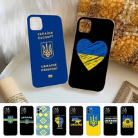 hot ukraine flag pattern phone case for iphone 11 12 13 mini pro max 8 7 6 6s plus x 5 se 2020 xr xs case shell