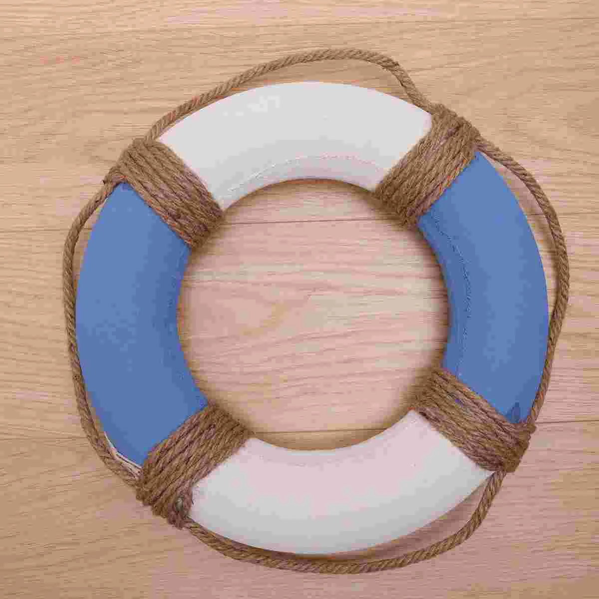 

Life Ring Wall Nautical Hanging Lifebuoy Decor Decoration Welcome Sign Decorative Door Beach Buoy Ornament Home Mediterranean