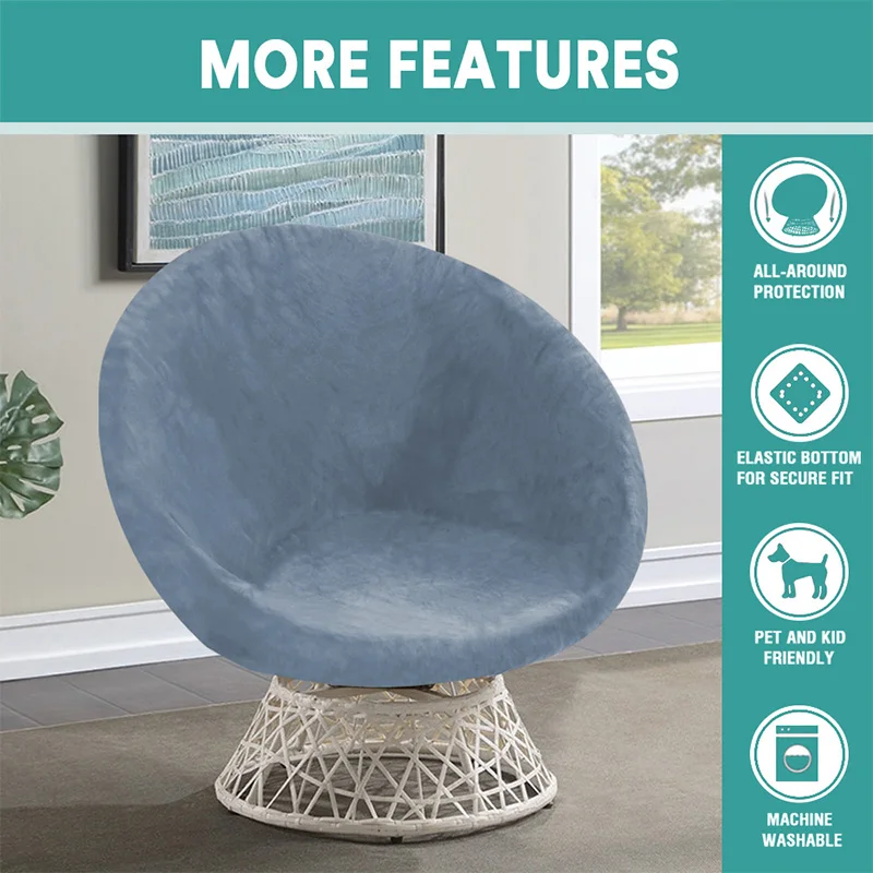 Cover Solid Color Stretch Camping Seat Saucer Slipcovers Universal Seat Protective Cover M/l